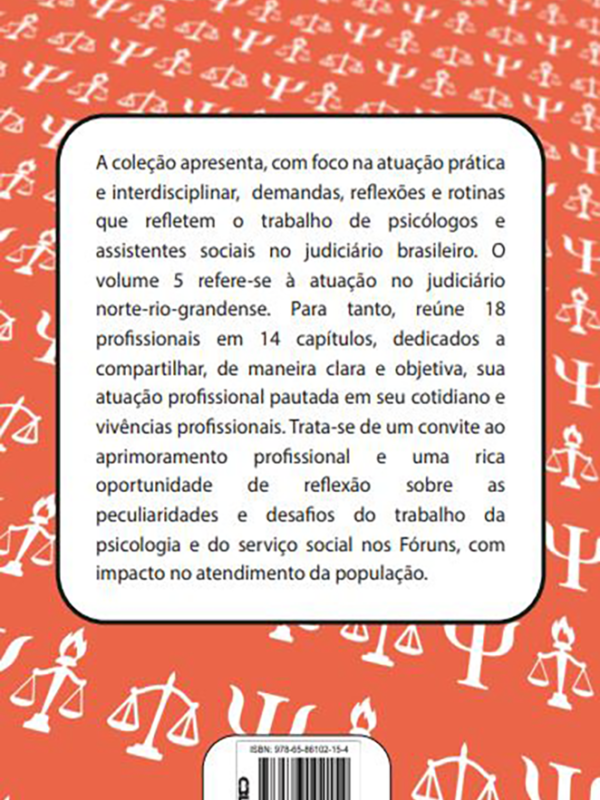 Psicologia e Serviço Social: Referências para o Trabalho no Judiciário Vol. 5 - Rio Grande do Norte contra