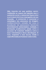 A Entrevista no Serviço Social contra